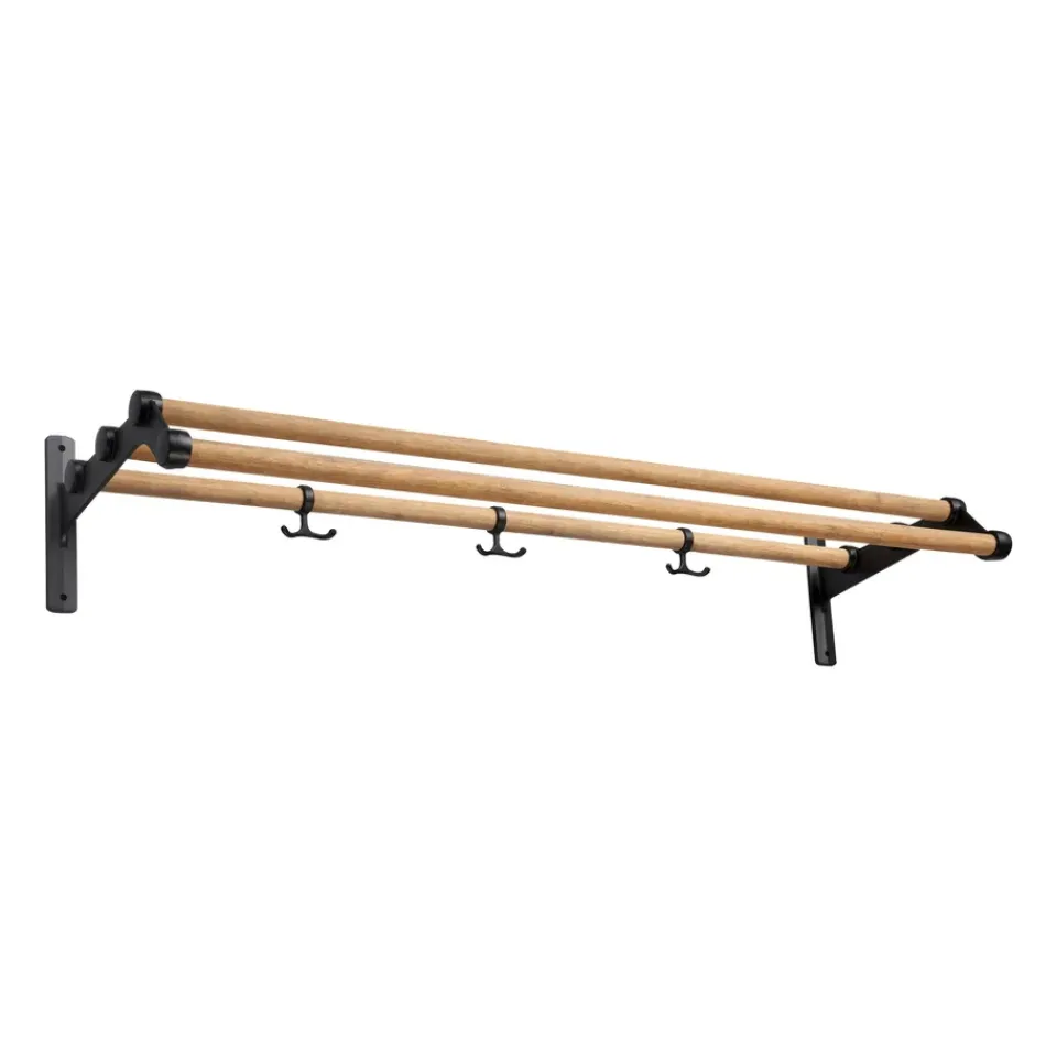 Essem Design Hat Rack & Hat Shelves*Nostalgi 291 hat shelf 100 cm, Bambu-black BrownBlack