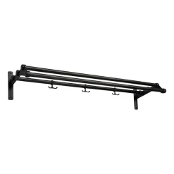 Essem Design Hat Rack & Hat Shelves*Nostalgi 291 hat shelf 100 cm, oiled oak- Black