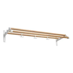 Essem Design Hat Rack & Hat Shelves*Nostalgi 291 hat shelf 100 cm, Oak-white BrownBeigeWhite
