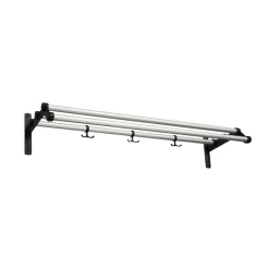 Essem Design Hat Rack & Hat Shelves*Nostalgi 291 hat shelf, Aluminium, Black