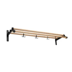 Essem Design Hat Rack & Hat Shelves*Nostalgi 291 hat shelf, Ash, black Beige