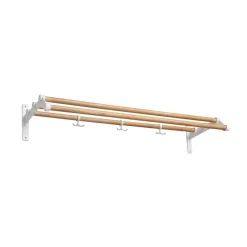 Essem Design Hat Rack & Hat Shelves*Nostalgi 291 hat shelf, Ash, white Beige