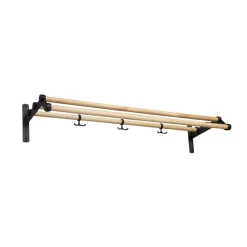 Essem Design Hat Rack & Hat Shelves*Nostalgi 291 hat shelf, Birch, black Beige