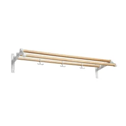 Essem Design Hat Rack & Hat Shelves*Nostalgi 291 hat shelf, Birch, white Beige