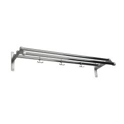 Essem Design Hat Rack & Hat Shelves*Nostalgi 291 hat shelf, Chrome, aluminium Silver-coloured
