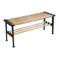Essem Design Benches*Nostalgi bench 100 cm, Ash-black BrownBlack