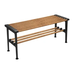 Essem Design Benches*Nostalgi bench 100 cm, Bamboo-black BrownBlack