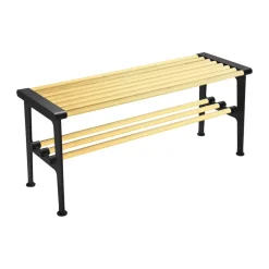Essem Design Benches*Nostalgi bench 100 cm, Birch-black BrownBlack