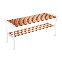 Essem Design Benches*Nostalgi bench 100 cm, Copper-white Gold-colouredWhite