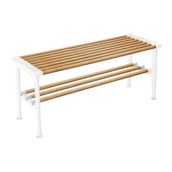Essem Design Benches*Nostalgi bench 100 cm, Oak-white BrownWhite