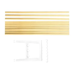 Essem Design Benches*Nostalgi bench extension 100 cm, Birch-white BrownWhite