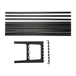 Essem Design Benches*Nostalgi bench extension 100 cm, stained oak- Black