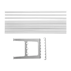Essem Design Benches*Nostalgi bench extension 100 cm, White-aluminium WhiteSilver-coloured