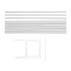 Essem Design Benches*Nostalgi bench extension 100 cm, White