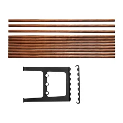 Essem Design Benches*Nostalgi bench extension 100 cm, Walnut-black BrownBlack