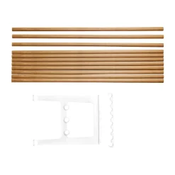 Essem Design Benches*Nostalgi bench extension 100 cm, Oak-white BrownWhite