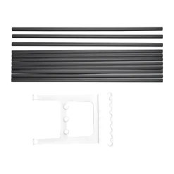 Essem Design Benches*Nostalgi bench extension 100 cm, Black-white BlackWhite
