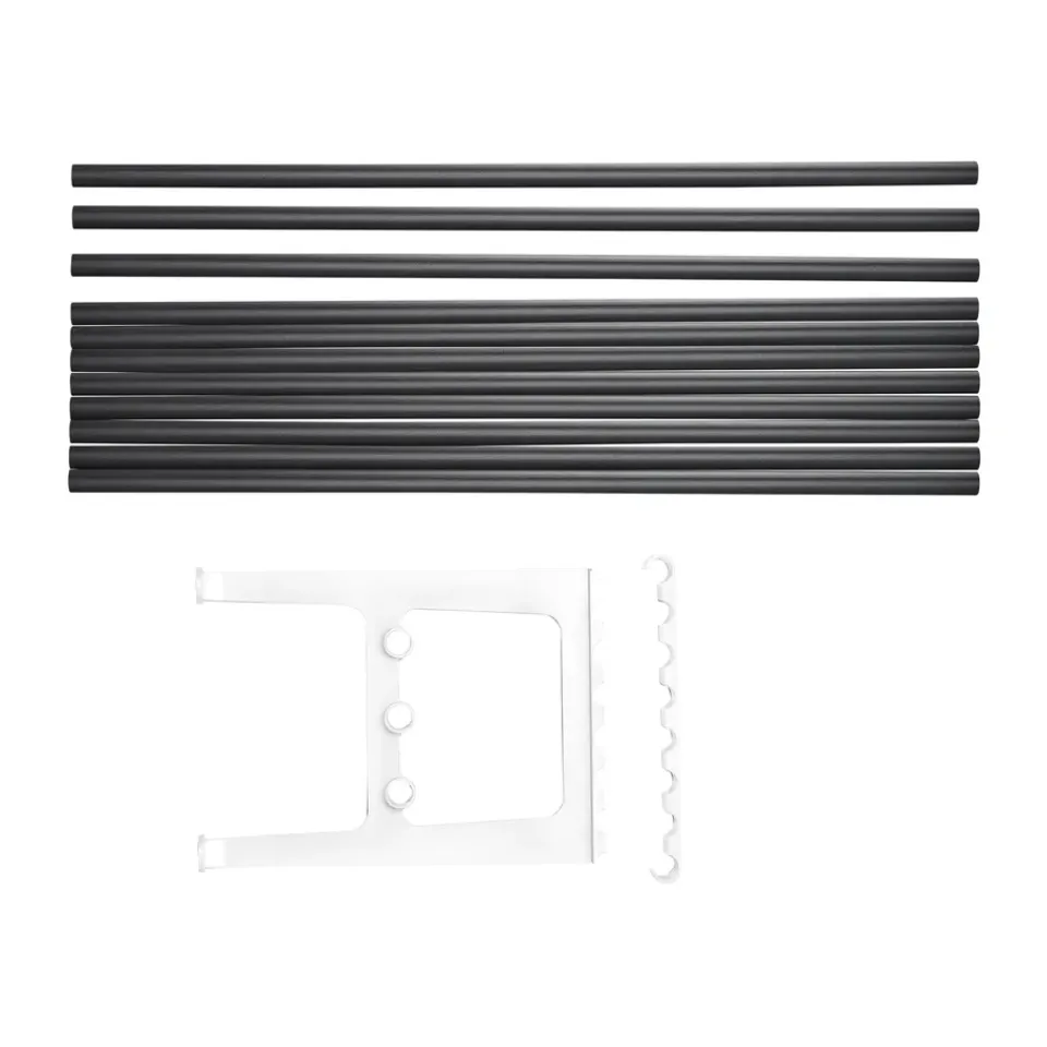 Essem Design Benches*Nostalgi bench extension 100 cm, Black-white BlackWhite