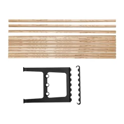 Essem Design Benches*Nostalgi bench extension 100 cm, Ash-black BrownBlack