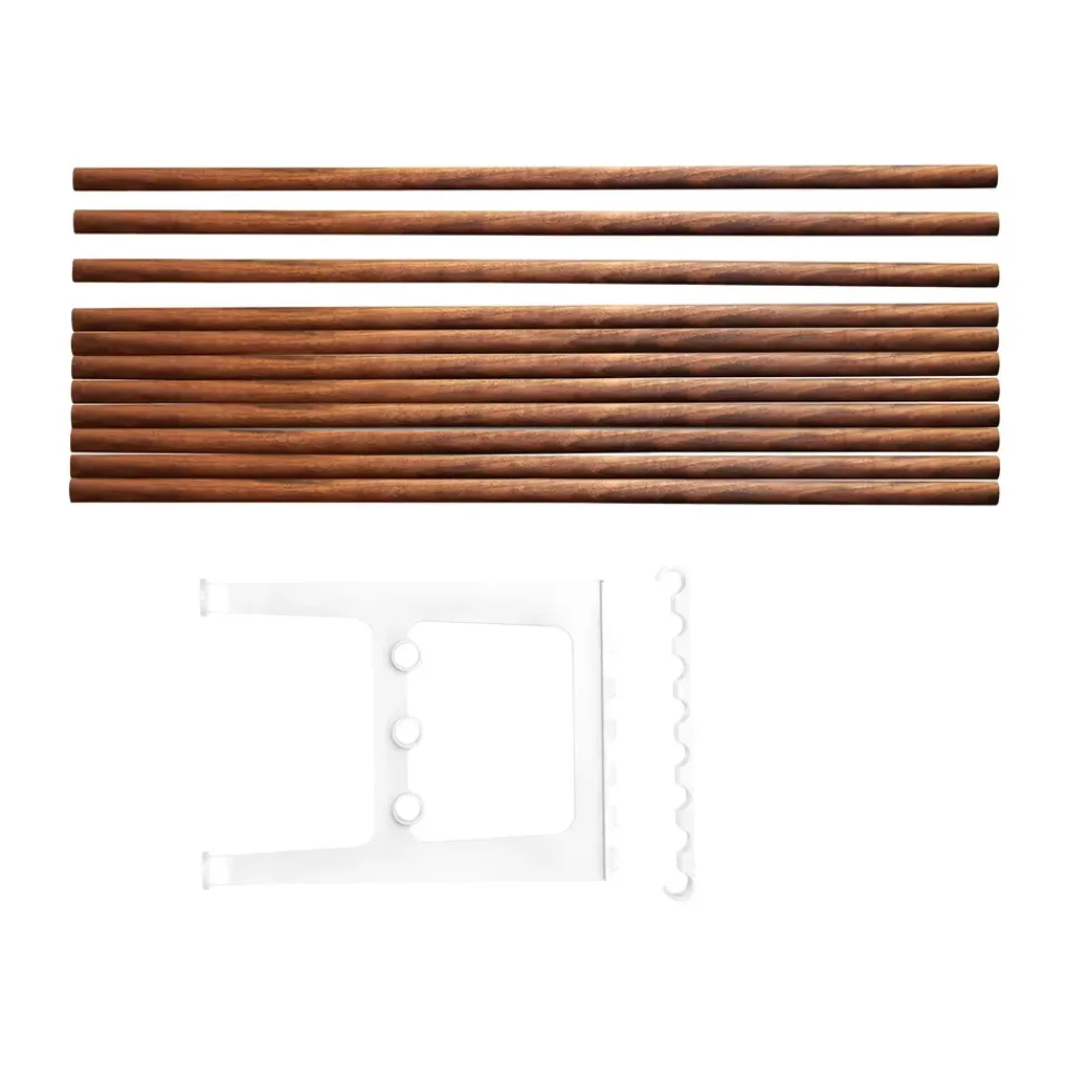 Essem Design Benches*Nostalgi bench extension 100 cm, Walnut-white BrownWhite