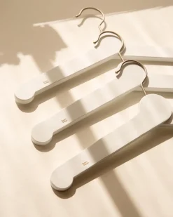 Essem Design Clothes Racks, Coat Stands & Hangers|Clothes Hooks & Hangers*Nostalgi clothes hanger 3-pack, White