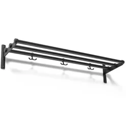 Essem Design Hat Rack & Hat Shelves*Nostalgi hat shelf/ shoe shelf, , Black