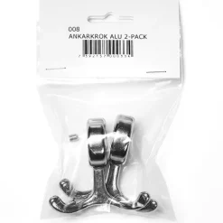 Essem Design Clothes Hooks & Hangers*Nostalgi hook 2-pack, aluminum Silver-coloured
