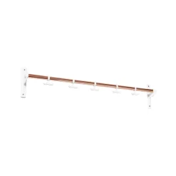 Essem Design Clothes Racks, Coat Stands & Hangers*Nostalgi Hook rack, Copper, white stand Orange