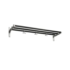 Essem Design Hat Rack & Hat Shelves*Nostalgi Shoe or hat shelf, , aluminium stand Black