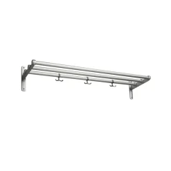 Essem Design Hat Rack & Hat Shelves*Nostalgi Shoe or hat shelf, Aluminium, aluminium stand Grey