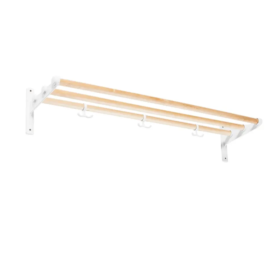 Essem Design Hat Rack & Hat Shelves*Nostalgi Shoe or hat shelf, Birch, white stand Beige