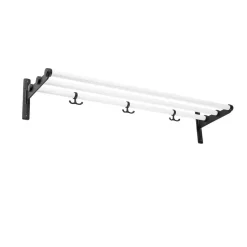 Essem Design Hat Rack & Hat Shelves*Nostalgi Shoe or hat shelf, , black stand White