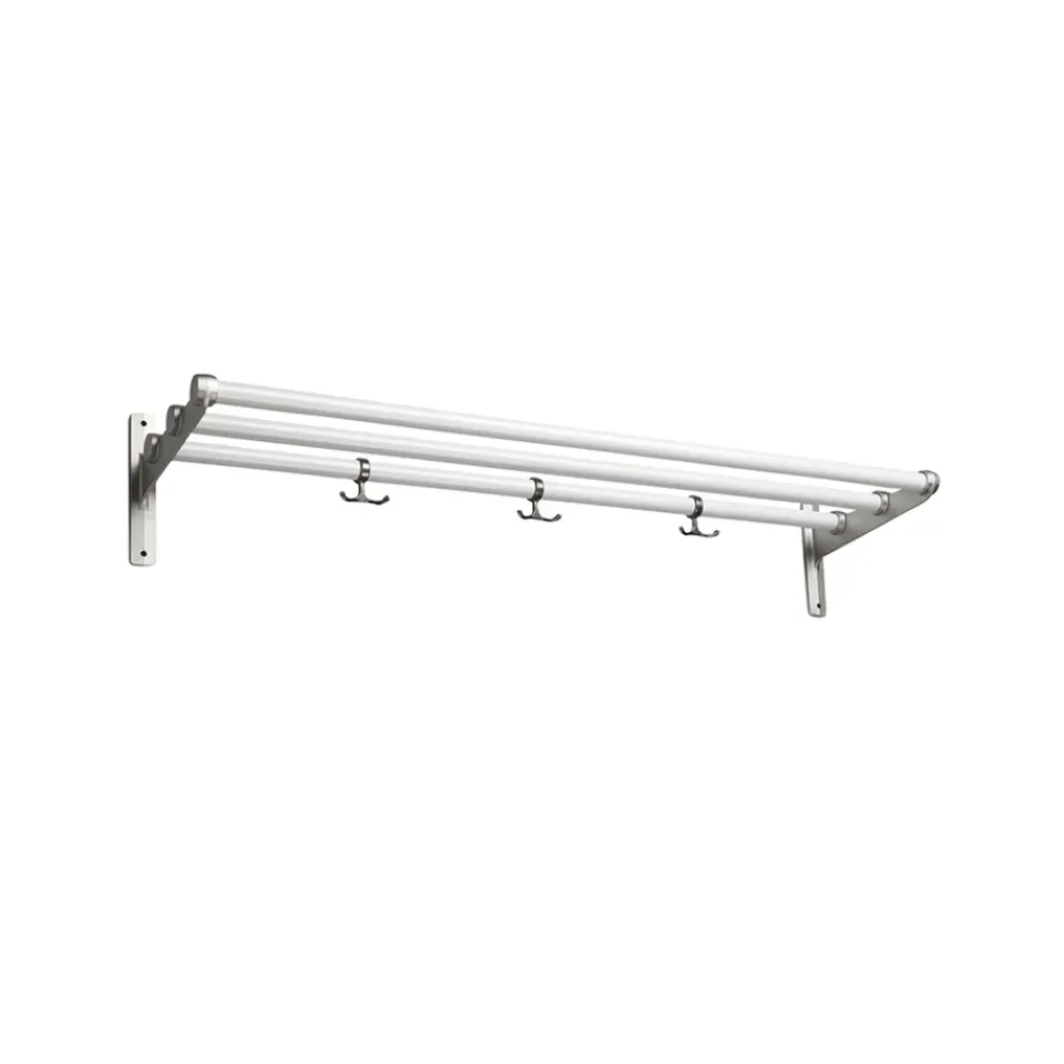 Essem Design Hat Rack & Hat Shelves*Nostalgi Shoe or hat shelf, , aluminium stand White