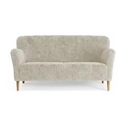 Swedese Sofas*Nova 2-seater sofa sheepskin, Moonlight-oiled oak Beige