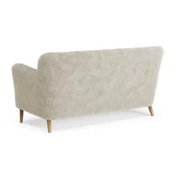 Swedese Sofas*Nova 2-seater sofa sheepskin, Moonlight-oiled oak Beige