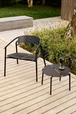 AYTM Table For Outdoor Use|Outdoor Lounge Furniture*NOVO lounge table Ø50x35 cm, Black