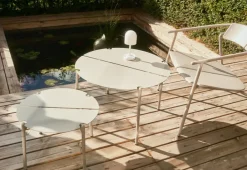 AYTM Table For Outdoor Use*NOVO lounge table Ø70x45 cm, Gingerbread RedOrange