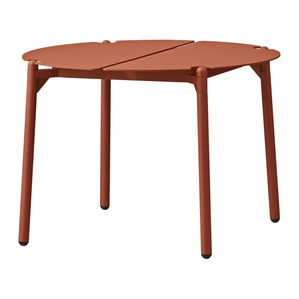 AYTM Table For Outdoor Use|Outdoor Lounge Furniture*NOVO lounge table Ø50x35 cm, Gingerbread RedOrange