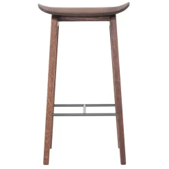NORR11 Bar Stools*NY11 barstool 65 cm, Dark smoked oak Brown