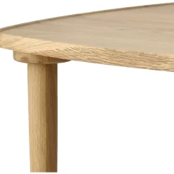 1898 Coffee Tables*Nyhem coffee table 59x59x47 cm, Natural lacquered oak Brown
