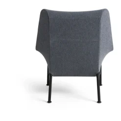 HAY Chairs|Armchairs & Footstools*O2 Lounge Chair armchair, Soft -black lacquered steel Grey