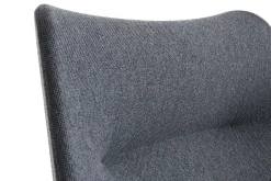 HAY Chairs|Armchairs & Footstools*O2 Lounge Chair armchair, Soft -black lacquered steel Grey