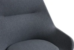 HAY Chairs|Armchairs & Footstools*O2 Lounge Chair armchair, Soft -black lacquered steel Grey