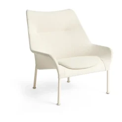HAY Armchairs & Footstools|Chairs*O2 Lounge Chair armchair, Soft cream-lacquered steel eggshell Beige