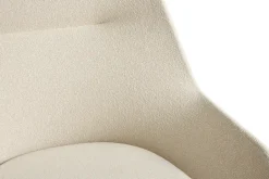 HAY Armchairs & Footstools|Chairs*O2 Lounge Chair armchair, Soft cream-lacquered steel eggshell Beige