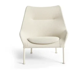 HAY Armchairs & Footstools|Chairs*O2 Lounge Chair armchair, Soft cream-lacquered steel eggshell Beige