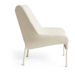 HAY Armchairs & Footstools|Chairs*O2 Lounge Chair armchair, Soft cream-lacquered steel eggshell Beige