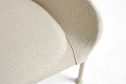HAY Armchairs & Footstools|Chairs*O2 Lounge Chair armchair, Soft cream-lacquered steel eggshell Beige