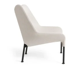 HAY Armchairs & Footstools|Chairs*O2 Lounge Chair armchair, Soft light black lacquered steel Grey