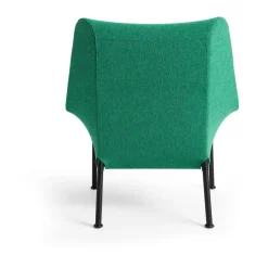 HAY Armchairs & Footstools|Chairs*O2 Lounge Chair armchair, Soft -black lacquered steel Green